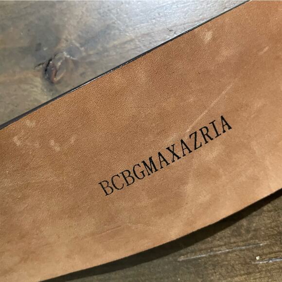 BCBGMAXAZRIA leather wide belt - Picture 5 of 6